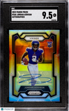 Jordan Addison 2023 Panini Prizm Silver Auto Rookie RC SGC 9.5 Autograph Vikings