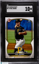 Paul Skenes 2023 Bowman Draft SGC 10 Gem Mint Pirates