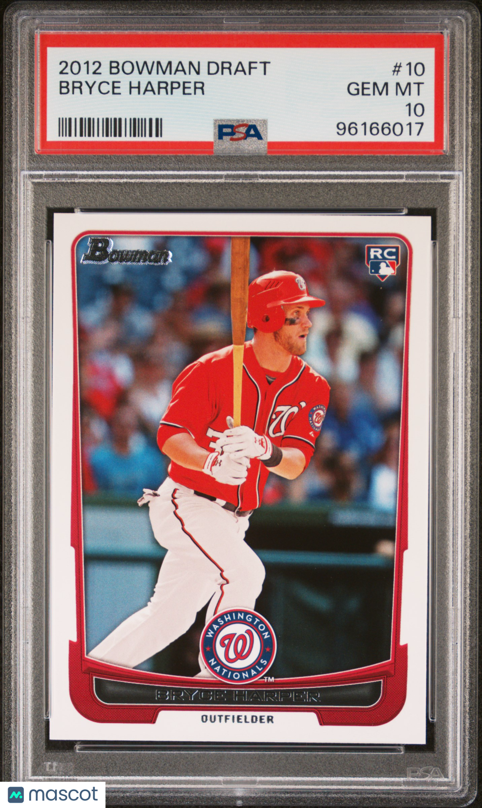 Bryce Harper 2012 Bowman Draft Rookie RC PSA 10 Gem Mint