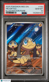 Helioptile 2025 Pokemon Mega Evolution #143 Illustration Rare PSA 10 Gem Mint
