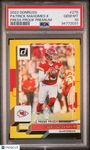 Patrick Mahomes II 2022 Panini Donruss PSA 10 Press Proof Premium Chiefs