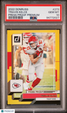 Travis Kelce 2022 Panini Donruss PSA 10 Press Proof Premium Chiefs