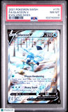 Glaceon V Full Art 2021 Pokemon Sword & Shield Evolving Skies #175 PSA 8