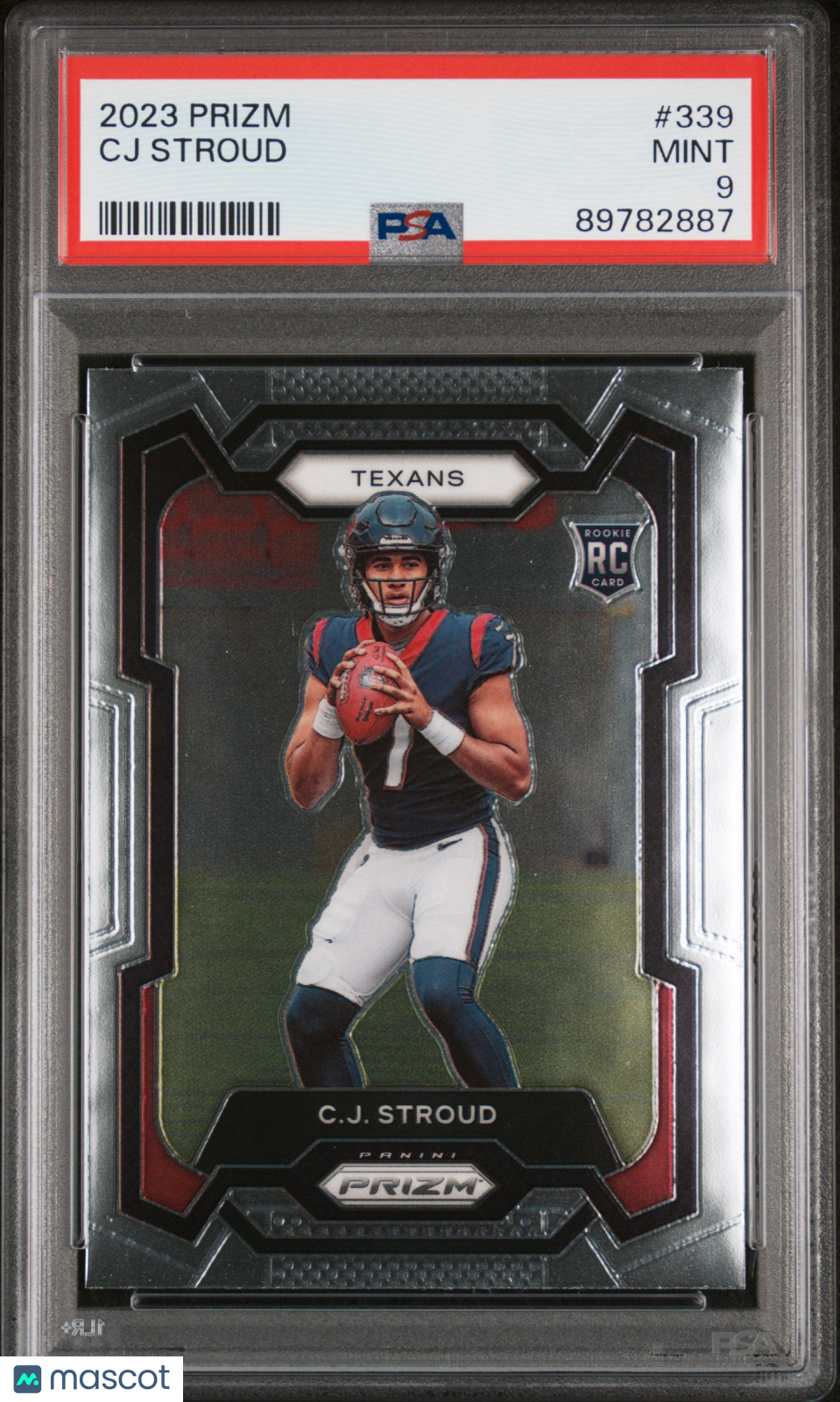 CJ Stroud 2023 Panini Prizm Rookie RC PSA 9 Mint Texans