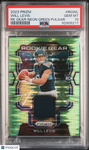 Will Levis 2023 Panini Prizm Rookie Gear PSA 10 Neon Green Pulsar RC