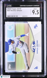 Shohei Ohtani 2024 Topps 50/50 CGC 9.5 Mint Dodgers