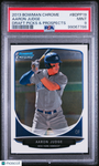 Aaron Judge 2013 Bowman Chrome Draft Picks & Prospects PSA 9 Yankees MVP