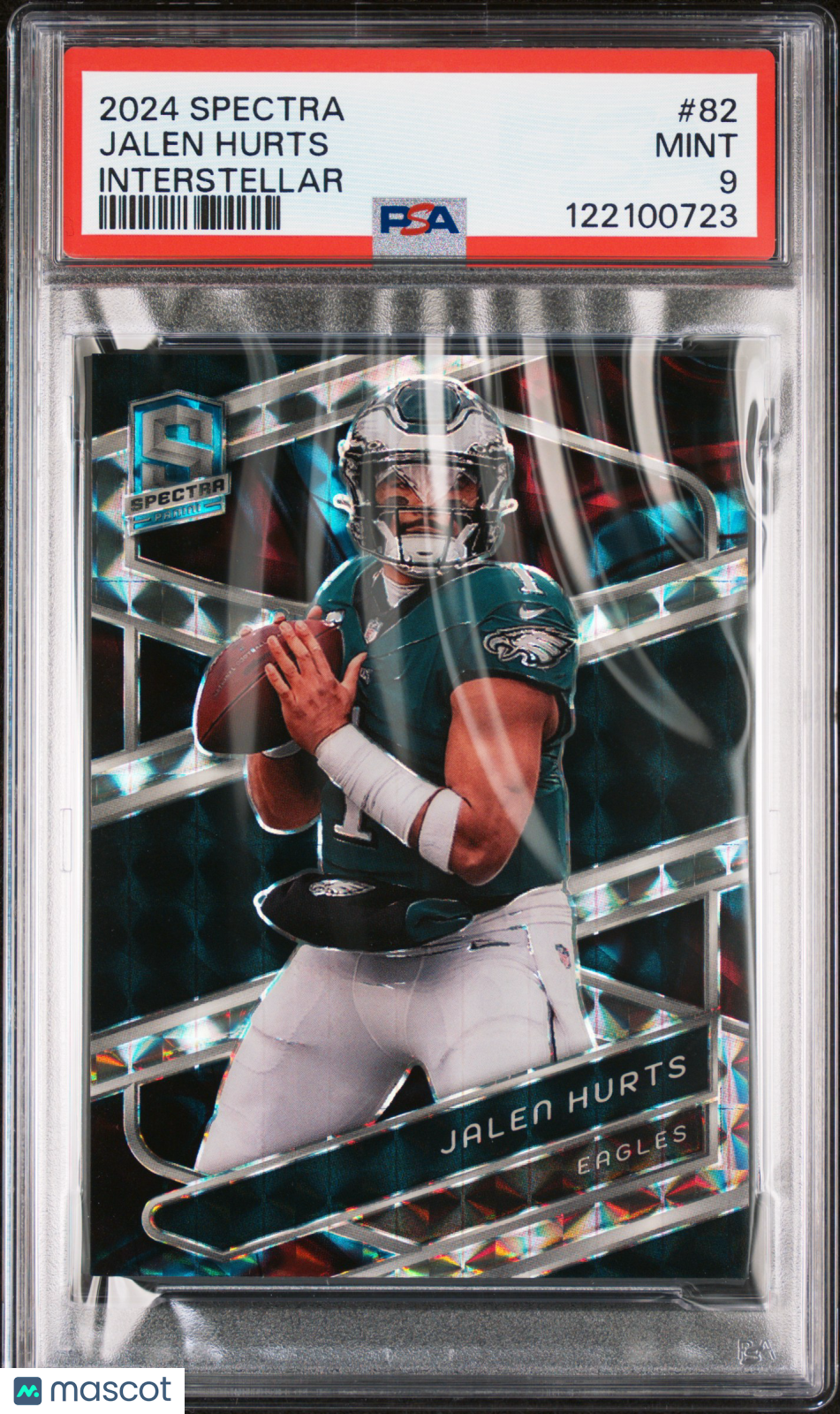 Jalen Hurts 2024 Panini Spectra Interstellar /60 PSA 9 Eagles