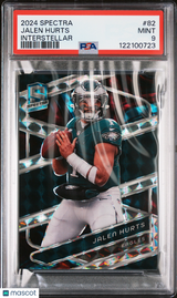 Jalen Hurts 2024 Panini Spectra Interstellar /60 PSA 9 Eagles
