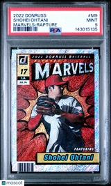 Shohei Ohtani 2022 Panini Donruss Marvels Rapture Insert PSA 9 Mint