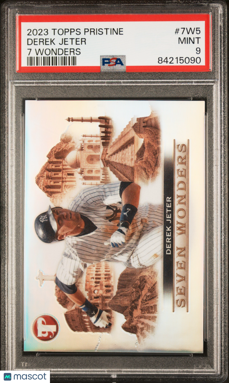 Derek Jeter 2023 Topps Pristine 7 Wonders /70 PSA 9 Yankees HOF