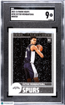 Victor Wembanyama 2023 Panini Hoops Winter Rookie RC SGC 9 Spurs