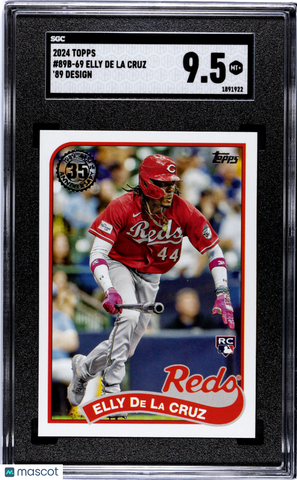 Elly De La Cruz 2024 Topps SGC 9.5 '89 Design Rookie RC Reds