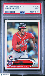 Bryce Harper 2012 Topps Update Rookies RC PSA 9 Mint