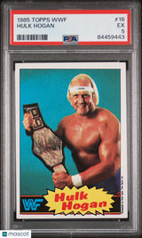 Hulk Hogan 1985 Topps WWF PSA 5