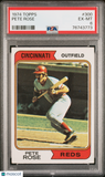 Pete Rose 1974 Topps #300 PSA 6 Reds