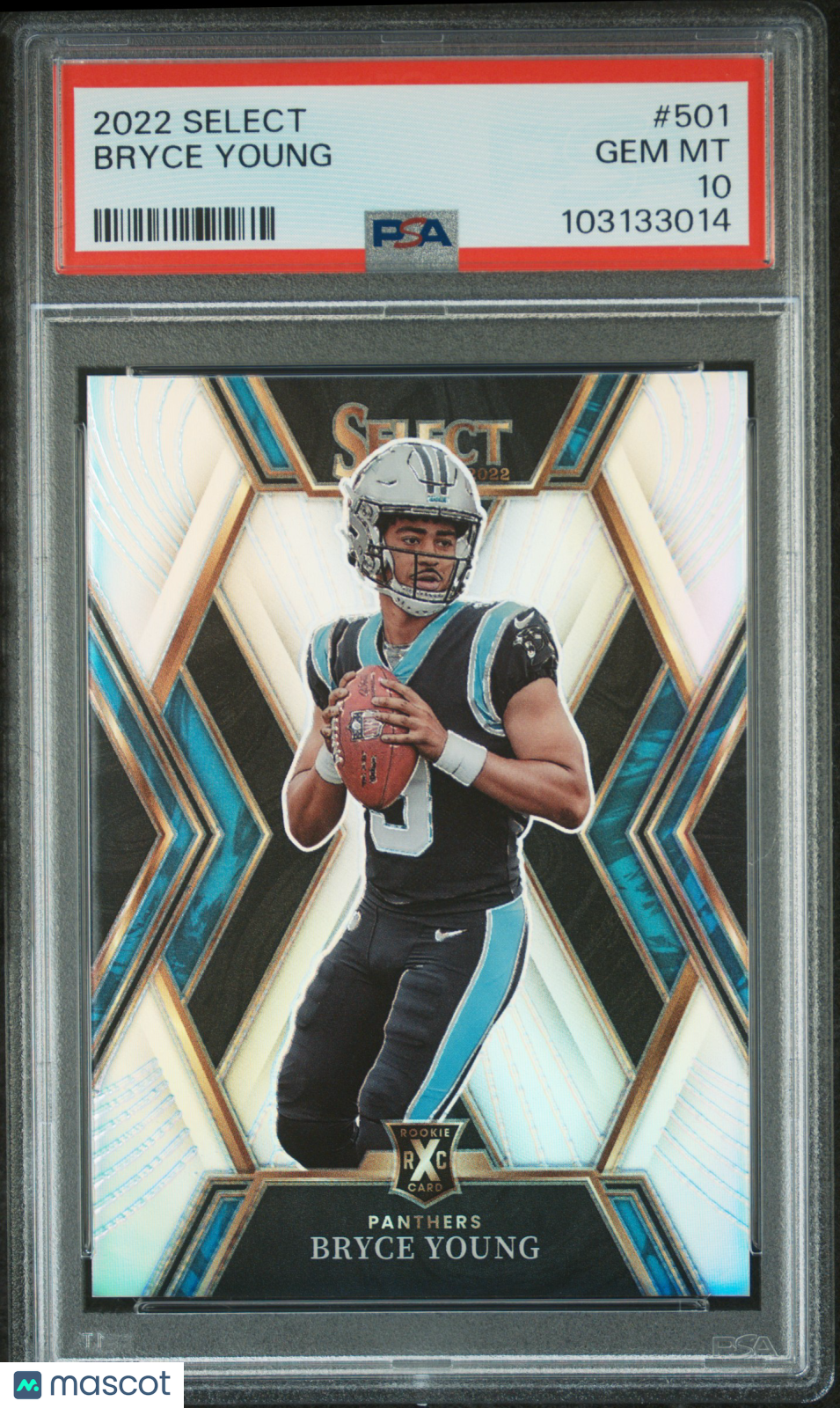 Bryce Young 2022 Panini Select XRC Rookie RC PSA 10 Gem Mint Panthers