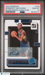 Bennedict Mathurin 2022 Donruss PSA 10 Rated Rookie Auto RC Pacers