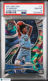 Ja Morant 2021 Panini Spectra PSA 10 Gem Mint Variation Celestial /99