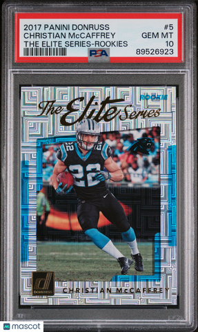 Christian Mccaffrey 2017 Donruss The Elite Series Rookies Rookie RC PSA 10