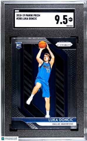 Luka Doncic 2018 Panini Prizm Rookie RC SGC 9.5 Lakers Mavericks