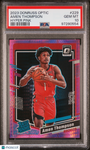 Amen Thompson 2023 Panini Donruss Optic PSA 10 Hyper Pink Rookie RC Rockets