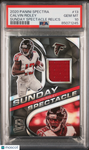 Calvin Ridley 2020 Panini Spectra Sunday Spectacle Relics PSA 10 Patch /99