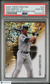 Ken Griffey Jr 2022 Topps Pristine Gold Refractor /50 PSA 10 Gem Mint Mariners