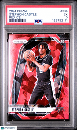 Stephon Castle 2024 Panini Prizm Red Ice PSA 5