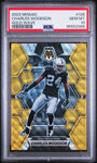 Charles Woodson 2023 Panini Mosaic Gold Wave /17 PSA 10 Gem Mint Raiders