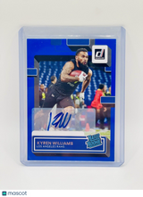 Kyren Williams RAMS 2022 Donruss Rated Rookie BLUE AUTO #347  Rams