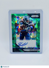 Shaquem Griffin 2018 Panini Prizm  Auto RC Rookie Green Cracked Ice /75 Seahawks