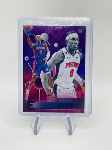 Jalen Duren 2022-23 Chronicles Essentials Rc Rookie Purple /49 Pistons