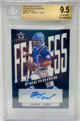Harry Ford 2021 Leaf Valiant Fearless Phenoms Navy Blue BGS 9.5