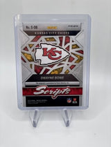 Dwayne Bowe 2022 Mosaic #s-db Scripts Auto Silver Mosaic Kansas City Chiefs