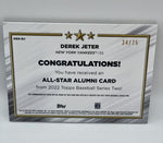 Derek Jeter 1999 All-star Game Patch Yankees 2022 Topps Commemorative Alumni /75