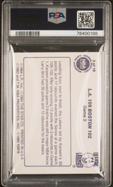 L.a. 109 Boston 102 1985-86 Star Lakers Champions  #3  Psa 8