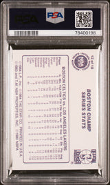 Boston Series Stats 1985-86 Star Lakers Champions  #13  Psa 6