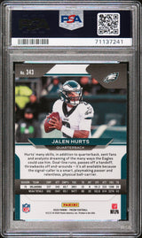 Jalen Hurts 2020 Panini Prizm #343 Psa 9 Eagles