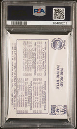 The Road To The Title 1985-86 Star Lakers Champions  #16  Psa 6