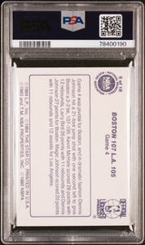 Boston 107 L.a. 105 1985-86 Star Lakers Champions  #5  Psa 7