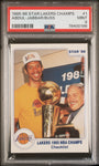 Abdul-jabbar-buss 1985-86 Star Lakers Champions  #1  Psa 9