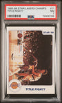 Title Fight? 1985-86 Star Lakers Champions  #11  Psa 7