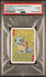 Squirtle 1999 Bicycle Pokémon Mini Green 3 of Hearts PSA 9