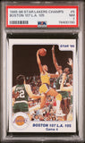 Boston 107 L.a. 105 1985-86 Star Lakers Champions  #5  Psa 7